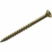 TINKERTOOLS PrimeGuard Plus No. 9 x 2 in. Star Flat Head Deck Screws, Gold - 5 lbs, 4PK TI2191612